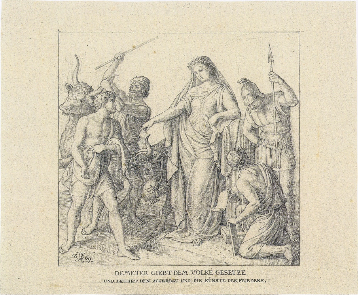 Demetra insegna agricoltura